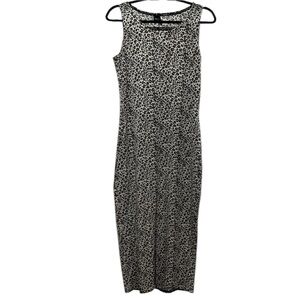 Vintage cheetah Leopard Print Dress